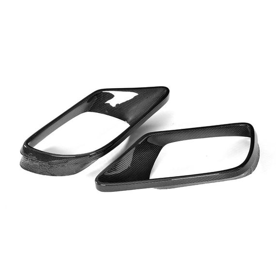 Карбонові вставки передній бампер (для AMG 2016-2018) для Mercedes S-сlass W222 рр | Зображення 4