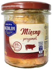 М'яна консерва тушонка свиняча Kraina Wedlin, 280 г (Польща), без консервантів