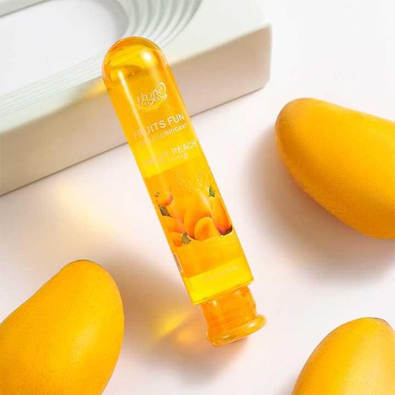Їстівний лубрикант FRUITS FUN 80 мл - Манго — Інтимне мастило
