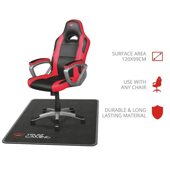 Коврик для кресла Trust GXT 715 Chair mat Black (22524_TRUST) | Зображення 2