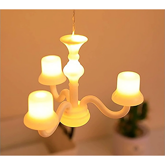 Гирлянда штора Люстра 6шт 3*1м Холодный белый