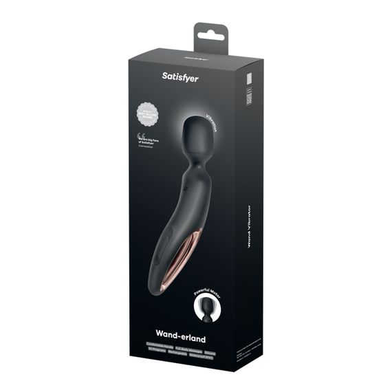 Вібромасажер Satisfyer Wand-erland (Black/Rosegold) | Зображення 4