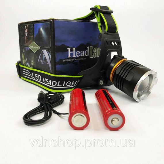 Яскравий світлодіодний потужний ліхтар Police BL-8003-P50, Ліхтар на лоб для будівельних робіт MW-63 | Зображення 1