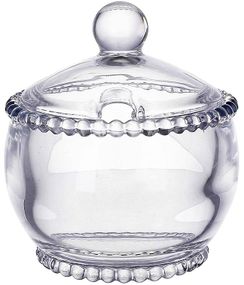 Цукорниця скляна "Bauble Glass" 10х11см з кришкою