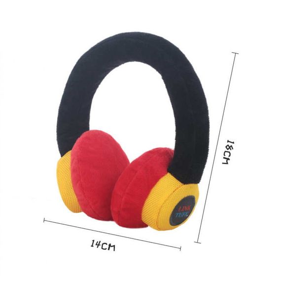 Игрушка для собак Charming Toy TRAVEL НАУШНИКИ плюшевые с пищалкой 16*15cm