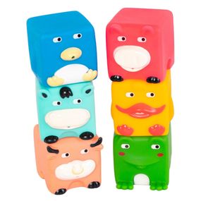 Детский набор для купания "Кубики-зверята" 9050_набір_з_качечкою