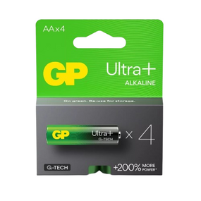 Батарейка лужна AA/LR6 (бл-4шт) GP Ultra Plus