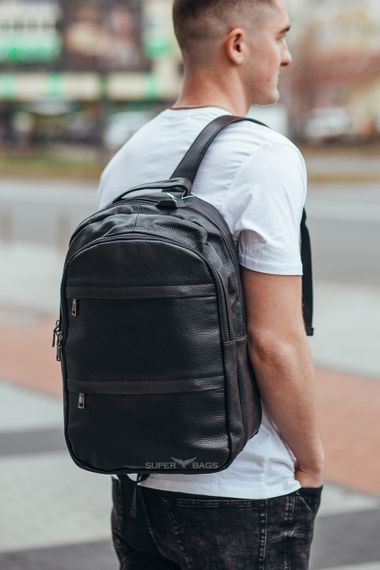 Чоловічий рюкзак для ноутбука та документів з натуральної шкіри Tiding Bag B2-37342A | Зображення 5