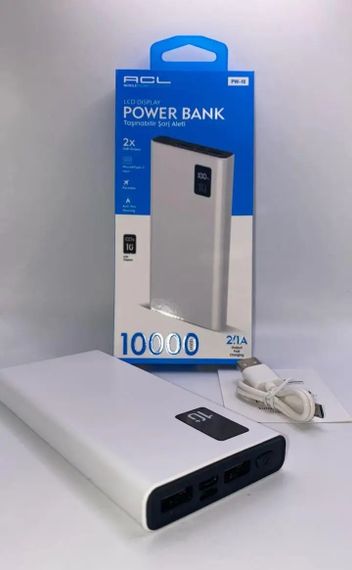 Універсальна мобільна батарея 10000mAh з USB-C та 2xUSB | Зображення 1