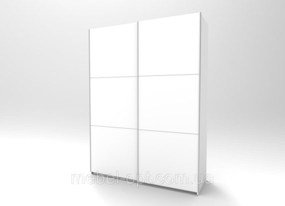 Шафа купе G-Caiser Doros Білий / Білий 2 ДСП 180х60х240 (42002108)