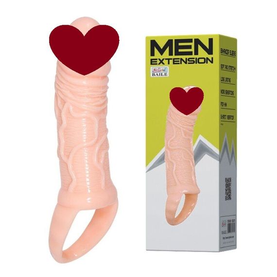 Насадка-презерватив "Men extension" BI-026211 sexstyle