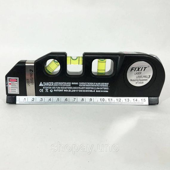 Лазерный нивелир Laser Level Pro 3, Лазерный отвес, Нивелир строительный для стяжки QT-56 | Зображення 9