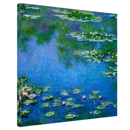 Картина на холсте Кувшинки 50x50 см (H5050_ISK001)