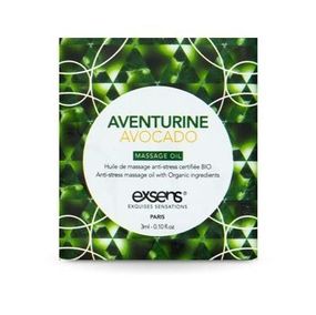 Пробник массажного масла EXSENS Anti-Stress Aventurine Avocado 3мл, 3