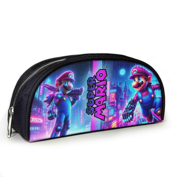 Пенал школьный с принтом Супер Марио 23х10х8 см с принтом для мальчика (3817)