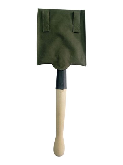 Мала піхотна саперна лопата чорна в чохлі М&М Вид 2 Olive green хакі (214508) | Зображення 2
