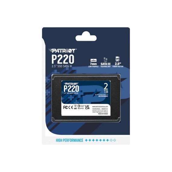 Накопитель SSD 2.5&quot; 2TB P220 Patriot (P220S2TB25) | Зображення 3