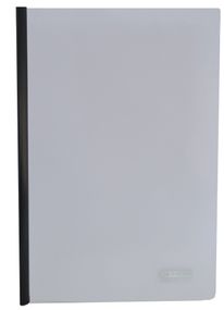 Папка-швидкозшивач 65листів/10 мм, з притискною планкою, 160/160 мкм BM.3371-99 BUROMAX (4823078912954) Чорний