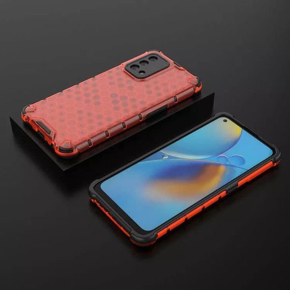 Протиударний чохол Cyberpunk на Oppo A74 колір Червоний | Зображення 2