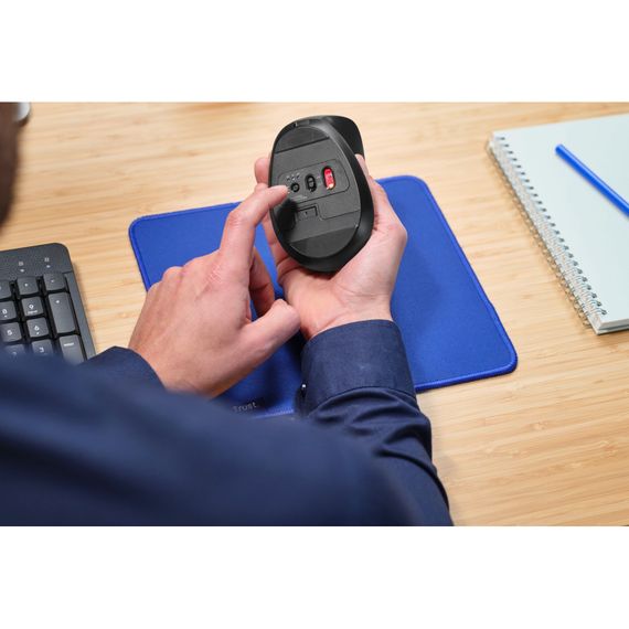 Мишка Trust Bayo + Ergonomic Wireless/Bluetooth Black (25146) | Зображення 9