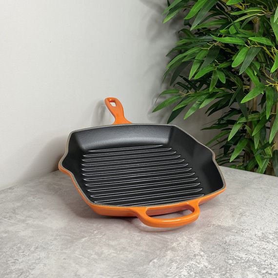 Сковорода гриль Le Creuset Square Grillet 20183260900422 26 см вогняна