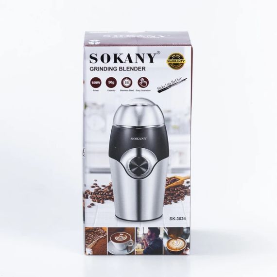 Кофемолка Sokany SK-3024 Grinding Blender 150W 50g электрокофемолка | Зображення 8