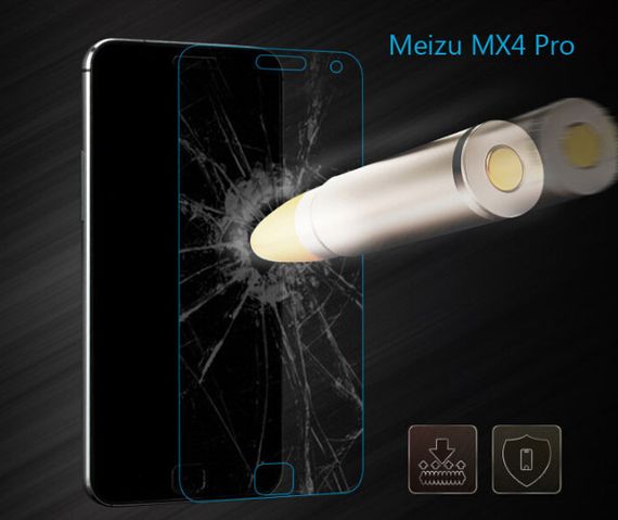 Закаленное защитное стекло для Meizu MX4 Pro | Зображення 2