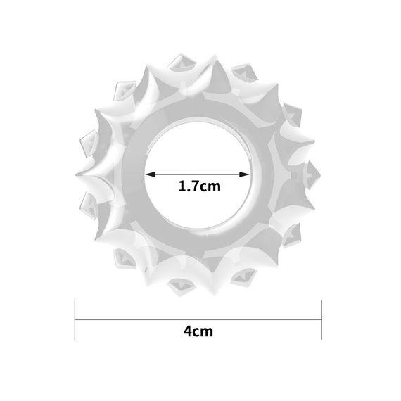 Ерекційне кільце - Power Plus Cockring 1 Clear | Зображення 1