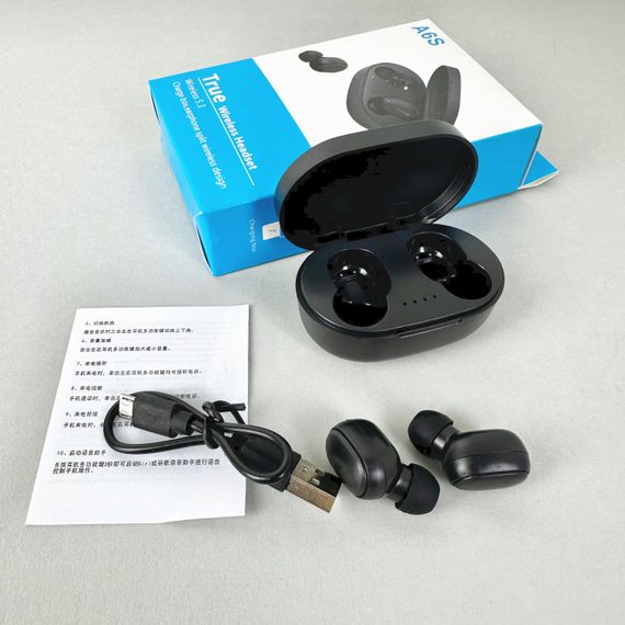 Бездротові навушники A6S series, EarBuds (Чорний) | Зображення 1