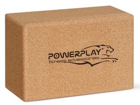 Блок для йоги PowerPlay PP_4006 з пробкового дерева Cork Yoga Block (PP_4006_Cork)
