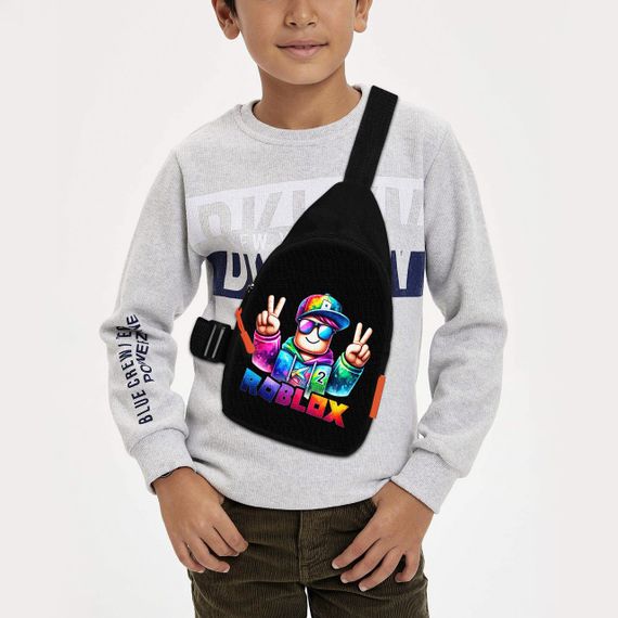 Сумка через плече дитяча Roblox 29х17 см сумка слінг для хлопчика (01969)