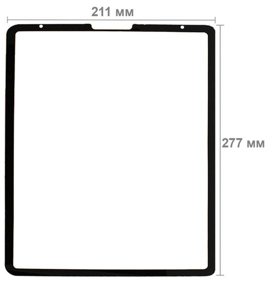 Захисне скло BeCover 10D для планшета Apple iPad Pro 12.9" 2020 / 2021 / 2022 - Black | Зображення 2