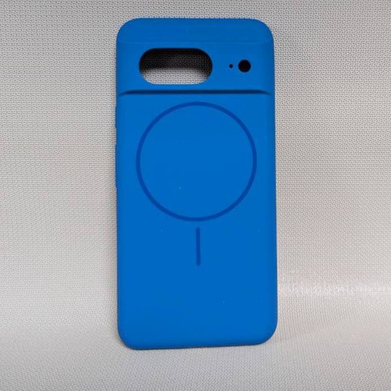 Чохол Google Pixel 8 MagSafe м'який Софт Тач Протиударный Синій