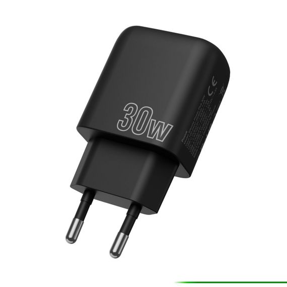 Сетевая зарядка Proove Silicone Power Plus 30W (Type-C+USB), Черный | Зображення 4