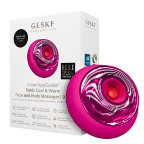 Масажер для обличчя та тіла GESKE Sonic Cool&Warm Face and Body Massager 9в1 magenta