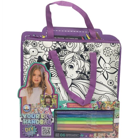 Дитячий набір для творчості "Сумка-розмальовка" Z186-4E 1 відділення