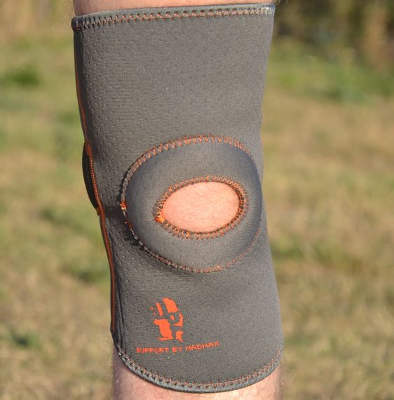 Наколенник Мадмакс MFA-297 Knee Support with Patella Stabilizer Dark Grey/Orange M | Зображення 9