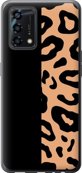 Чехол на Oppo A95 Пятна леопарда "4269u-2345-17620"