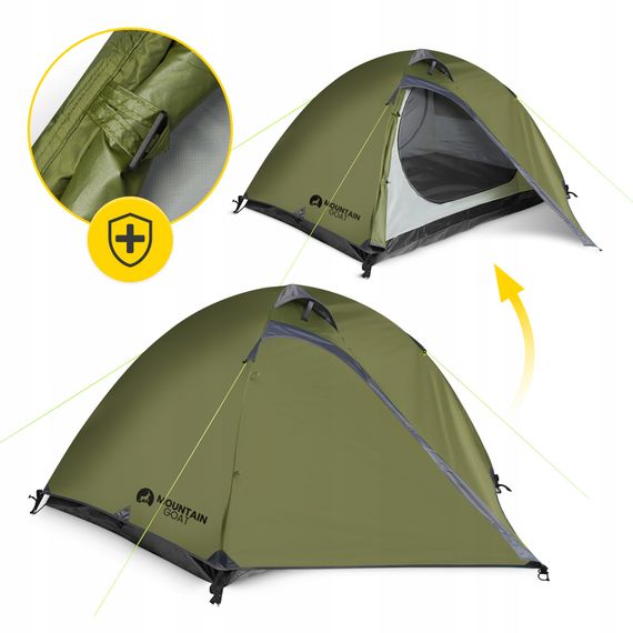 Намет туристичний Mountain Goat Prime Duo 2-місний Olive (P-5905973406567) | Зображення 2