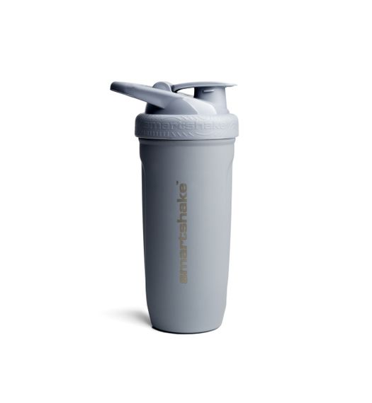 Шейкер спортивний SmartShake металевий Reforce Stainless Steel 30oz/900ml Gray (Original) | Зображення 1