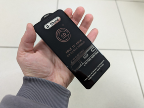 Захисне скло для Google Pixel 8 / Гугл Піксель 8, G-Rhino, повне покриття, 5D, чорна рамка