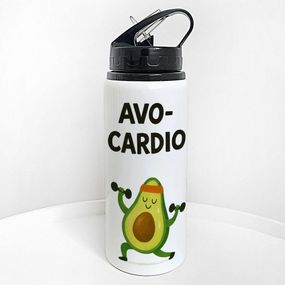 Пляшка для води з трубочкою Avo-cardio 600 мл (PLV_25A057)