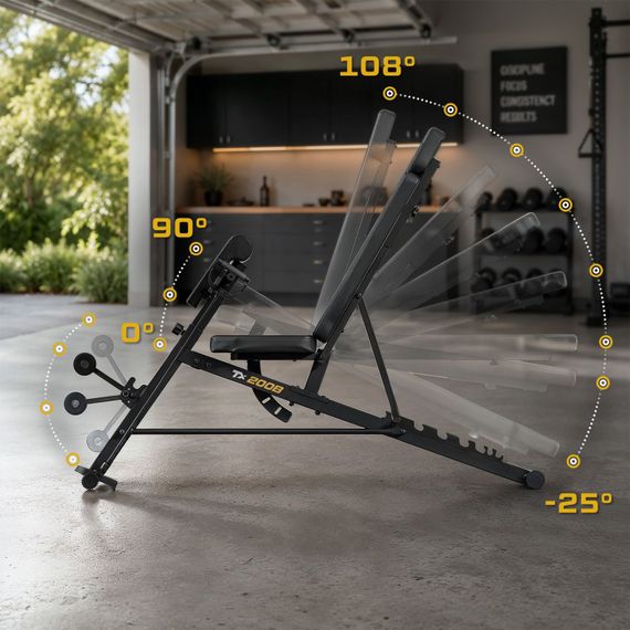 Лавка тренувальна Trex Sport TX-200B із партою Скотта | Зображення 2