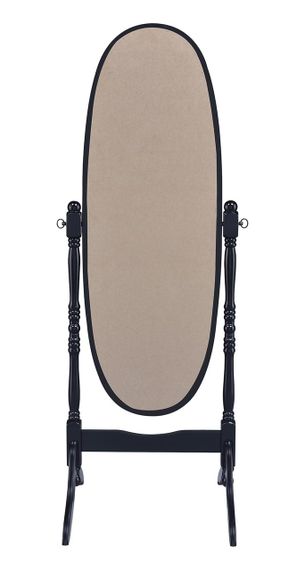Зеркало напольное овальное Onder Mebli MS-8007-BK, деревянная рама, вращающееся | Зображення 3