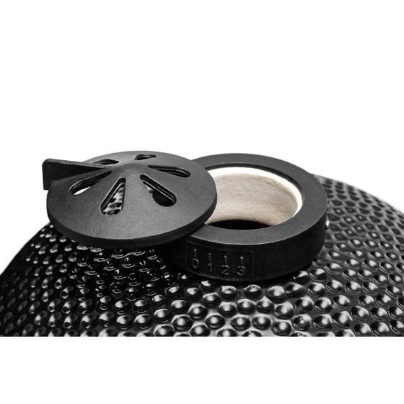 Керамічний вугільний гриль Kamado Bono Grande Ø 59 см чорний TQ0023ALLIN Код: 013912 | Зображення 5