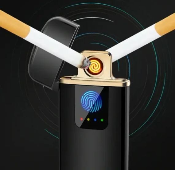 Спиральная сенсорная электрическая USB зажигалка Lighter | Зображення 1