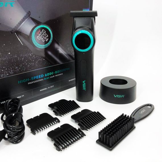 Триммер для стрижки аккумуляторный профессиональный VGR, Триммер беспроводной для висков HM-91 | Зображення 6