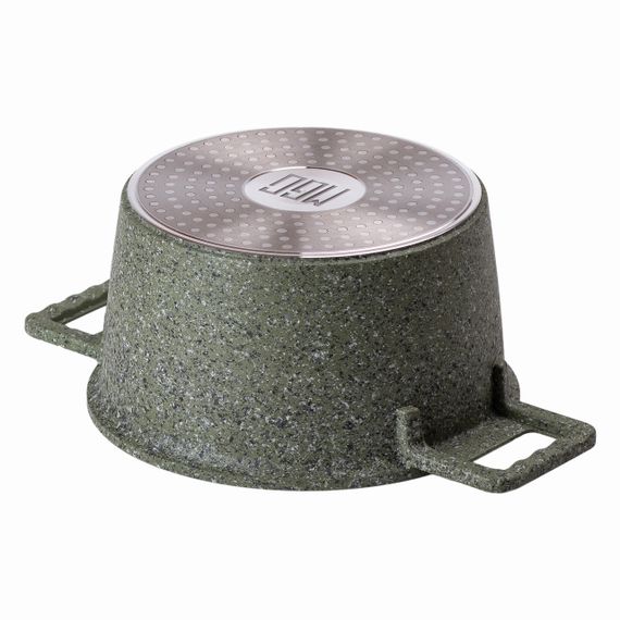 Алюмінієва каструля об'ємом 3 літри з кришкою Ø 20 (см), з антипригарним покриттям MGC HP-4-445GR | Зображення 1