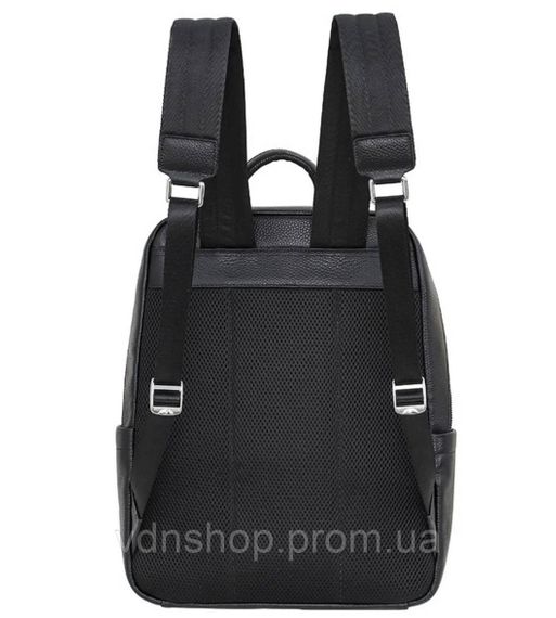 Чоловічий шкіряний рюкзак для поїздок та прогулянок 30х40х17, сумка на спину в офіс Tiding Bag 75362 чорна | Зображення 6