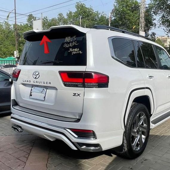 Спойлер Modelista Чорний для Toyota Land Cruiser 300 2021- рр | Зображення 2